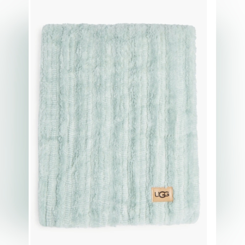 UGG LORELAI SHARK GREY THROW BLANKET